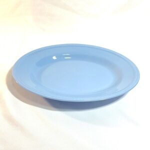 Homer Laughlin Kraft Blue vintage oval platter baby blue
